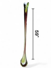 Massive Studio Art Glass Vase