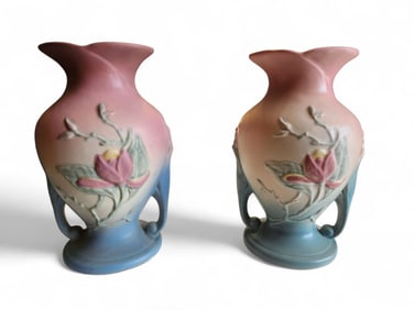 Pair of Vintage Hull Pottery Vase's