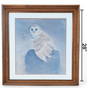 Robert White Lithograph Framed