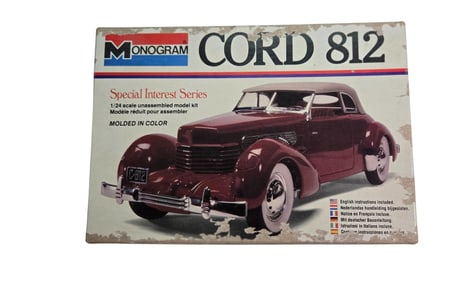 Monogram Special Interest Series Cord 812 1:24 scale model kit