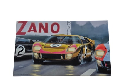 Ford GT40 Mark II - yellow - 1:24 Model Kit No. 12103-2000