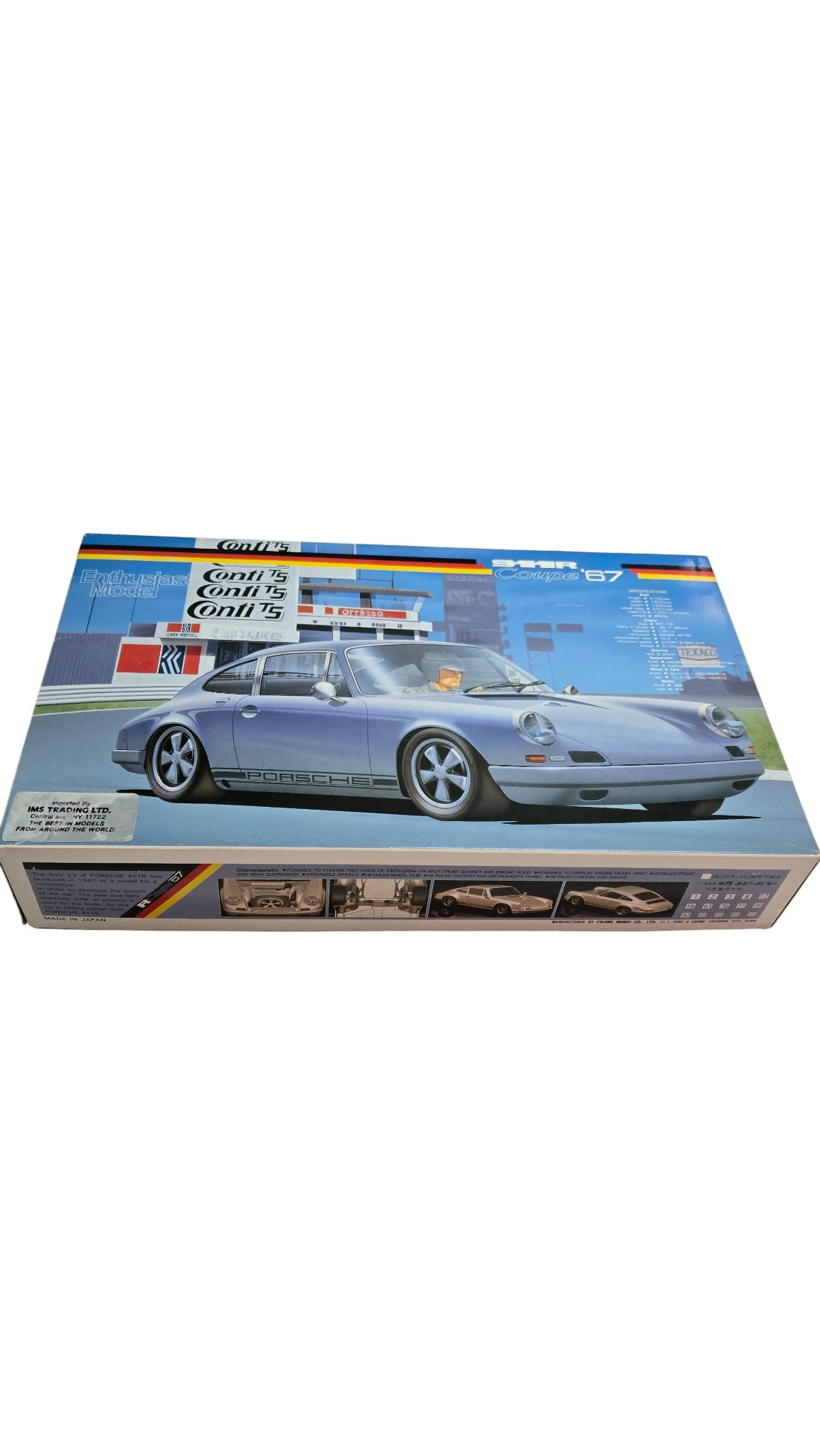 Contis Fujimi Porsche 911R Coupe '67 Enthusiast Model Kit 1/24 Scale: Contis Fujimi Porsche 911R Coupe '67 Enthusiast Model Kit 1/24 Scale Kit No. EM9-1500 No 9 Made in Japan Part Bags Sealed, no instructions included