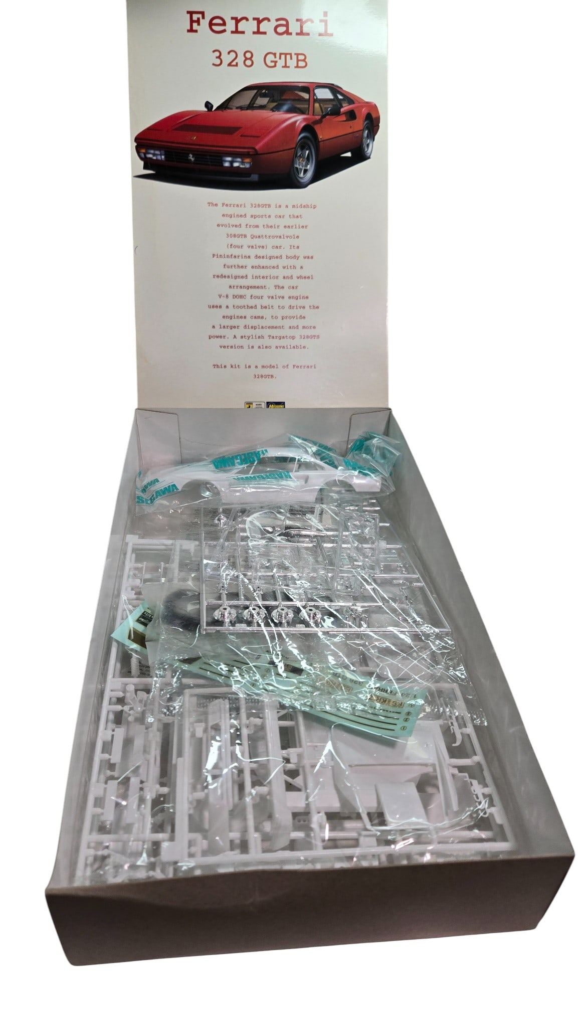 Hasegawa Ferrari 328 GTB 1:24 Scale Model Kit: Hasegawa Ferrari 328 GTB Model Kit 1:24 Scale Kit No CA003-2200 Made in Japan Part Bags Sealed and instructions include