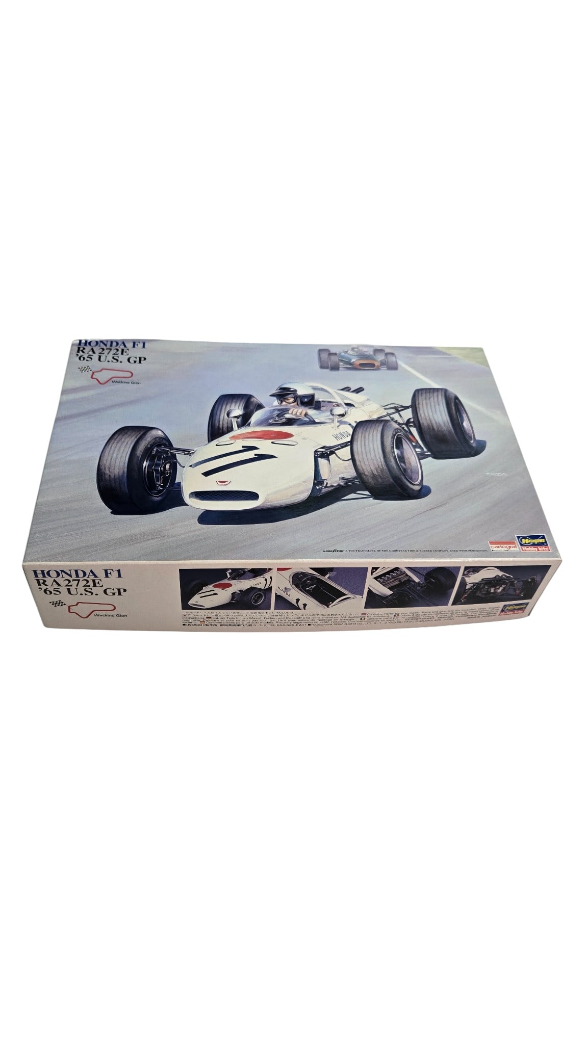 Hasegawa Honda F1 RA272E '65 U.S. GP 1:24 Scale Model Kit: Hasegawa Honda F1 RA272E '65 U.S. GP Model Kit 1:24 Scale Kit No. HR005:2600 Made in Japan Part Bags Sealed and instructions included