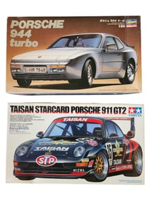 2 Model Car Kits, Taisan Starcard Porsche 911 GT2, Porsche 944 Turbo