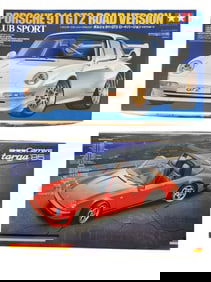 2 Model Car Kits, Porsche 911 GT2 Road Version, Porsche 911 Carrera Targa' 85