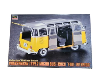 1963 Volkswagen Type2 Micro Bus Full Interior Model Kit