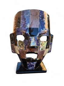 Mayan / Aztec Mosaic Death Mask