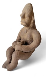 Pre Columbian Nayarit Figural Clay Artifact