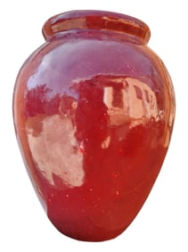 Arts & Crafts Nelson McCoy Mauve Pottery Oil Vase