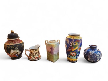 Group of Oriental Vase's & Jars Royal Satsuma, Nippon and More!