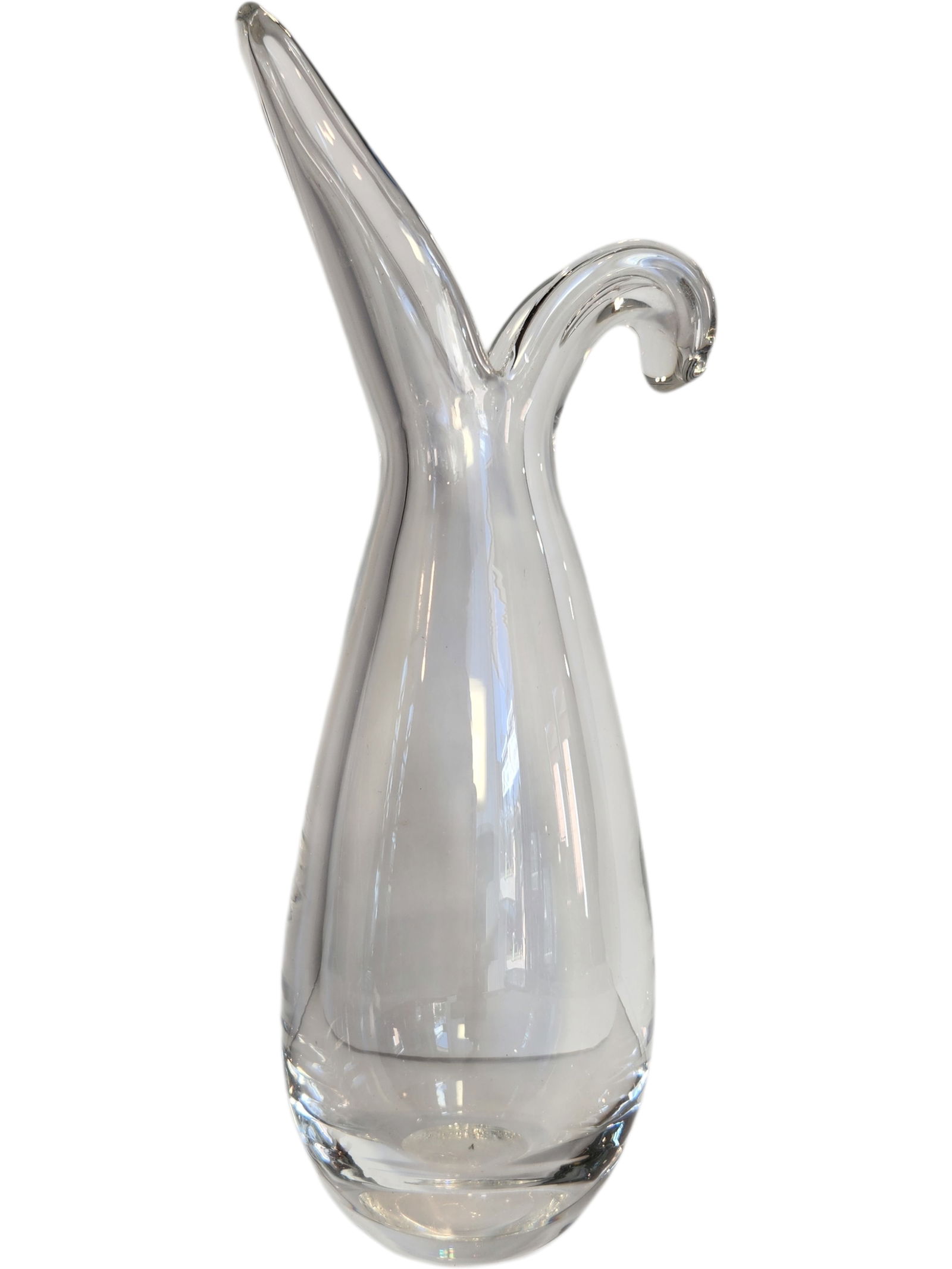 American Steuben Art Glass Pitcher Plant Flower Vase. Mid-century (1 of 5)