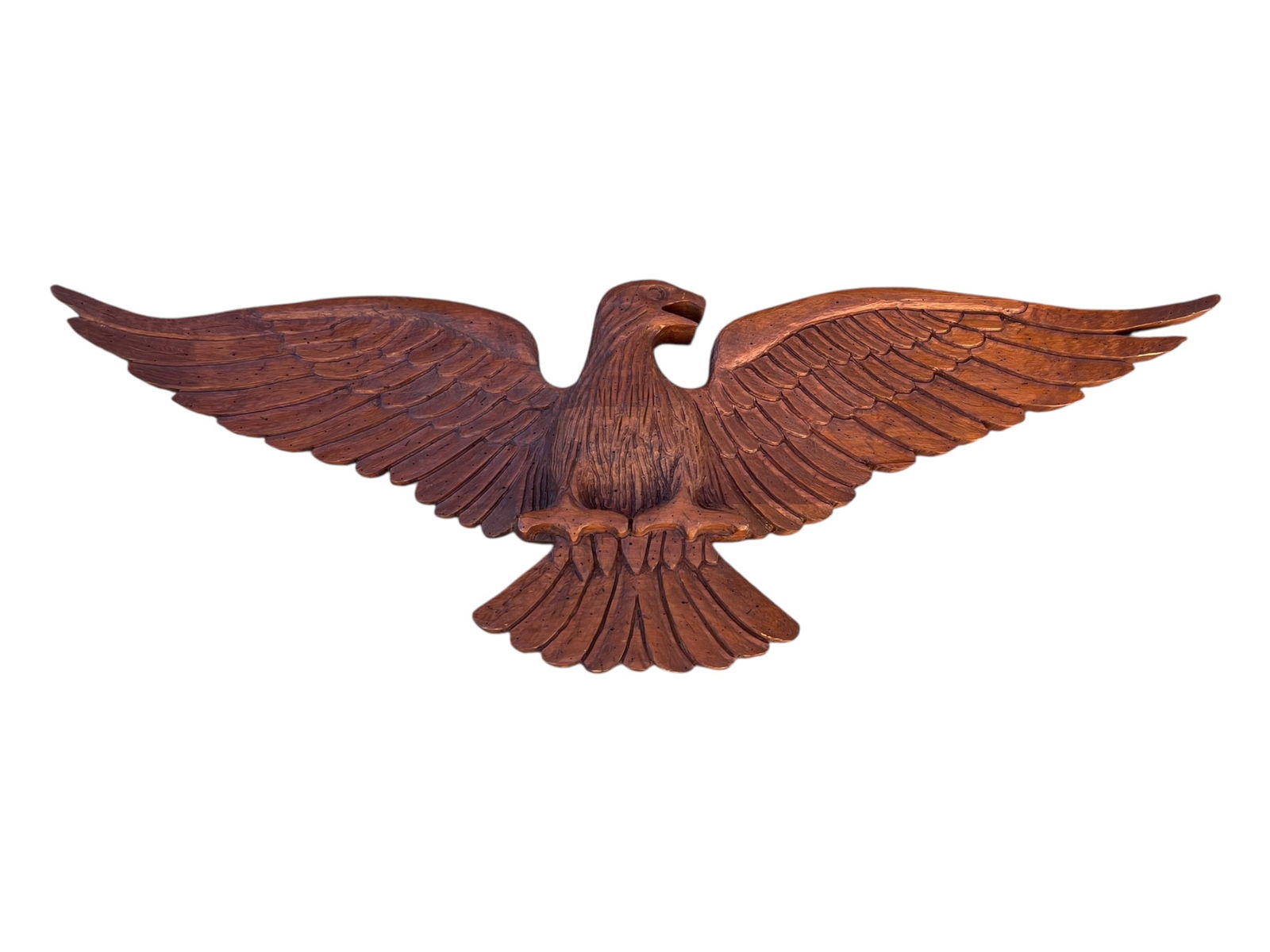 Large Carved Wood Eagle, 4 Ft. (1 of 3)