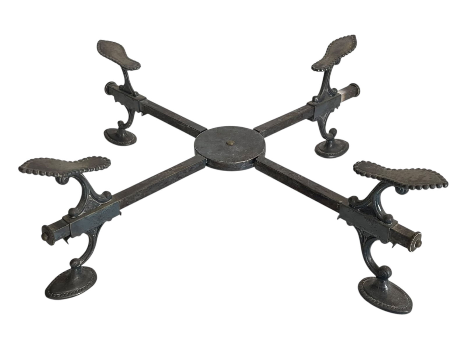 Adjustable Silver Plated Stand (1 of 3)