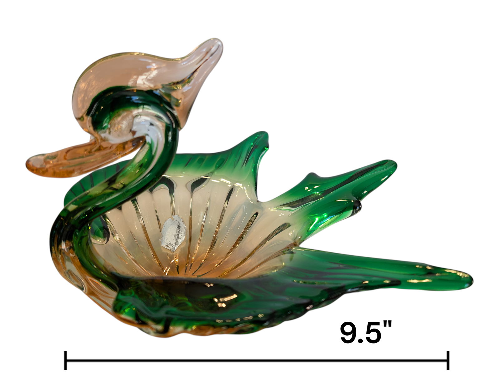 Murano Handblown Glass Swan ~ Large (1 of 5)