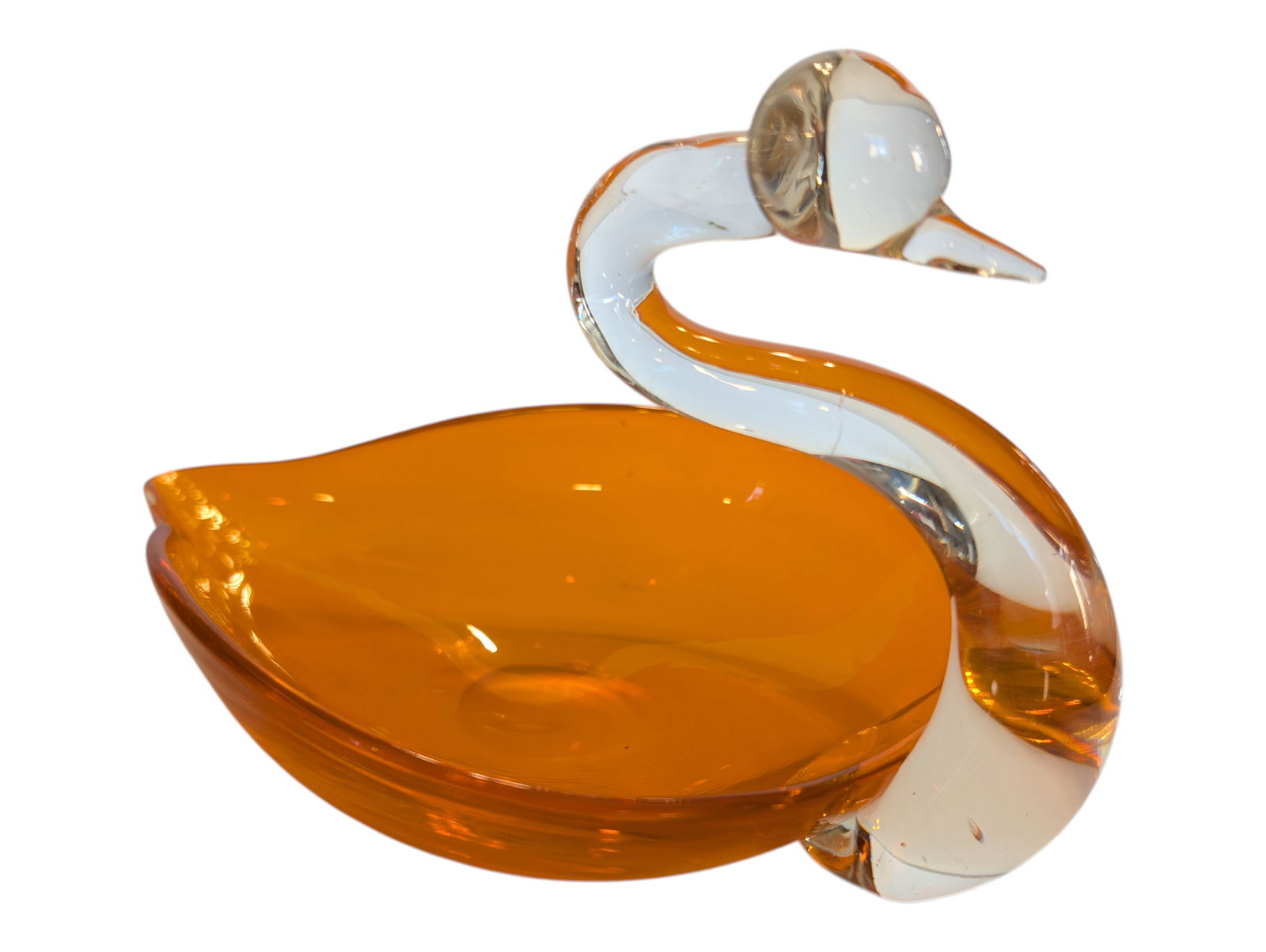 Swan Handblown Glass Candy Dish (1 of 4)