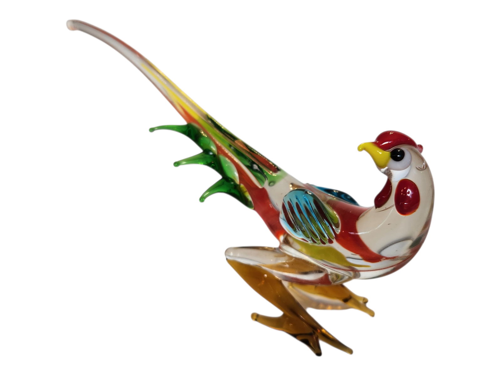 Handblown Studio Glass Rooster (1 of 6)