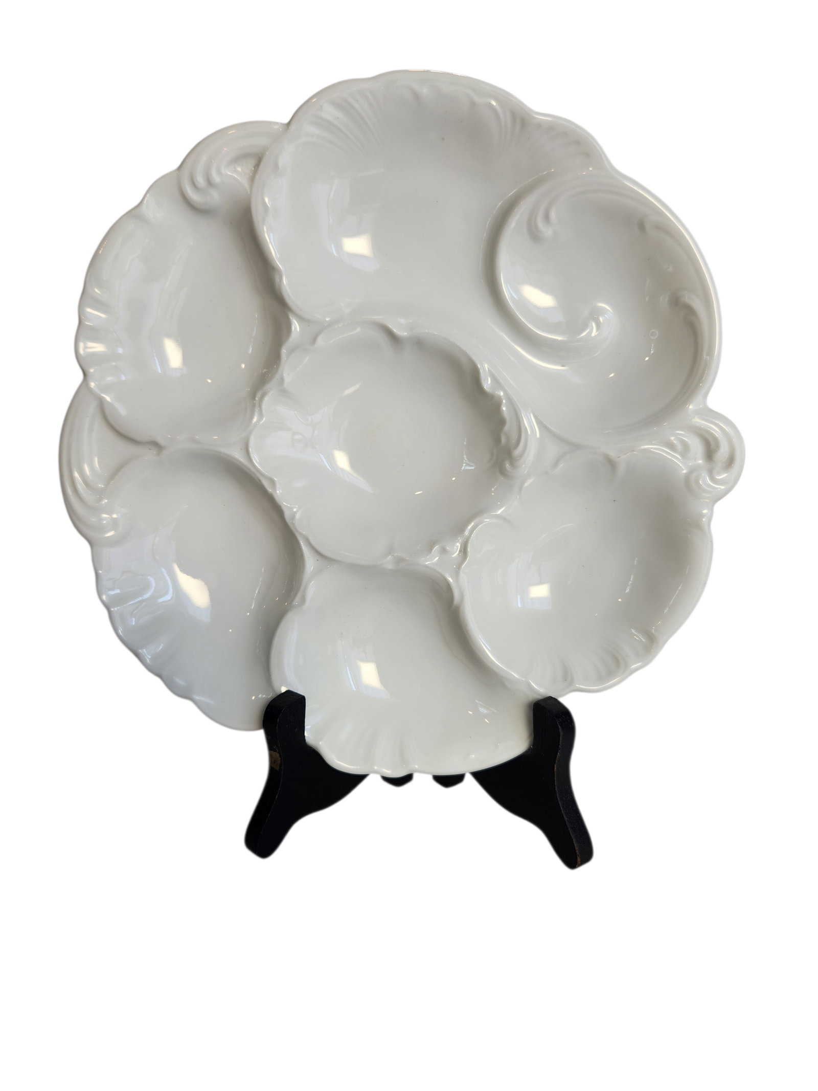 Charles Field Haviland Oyster Plate: Charles Field Haviland Oyster Plate Width 9"