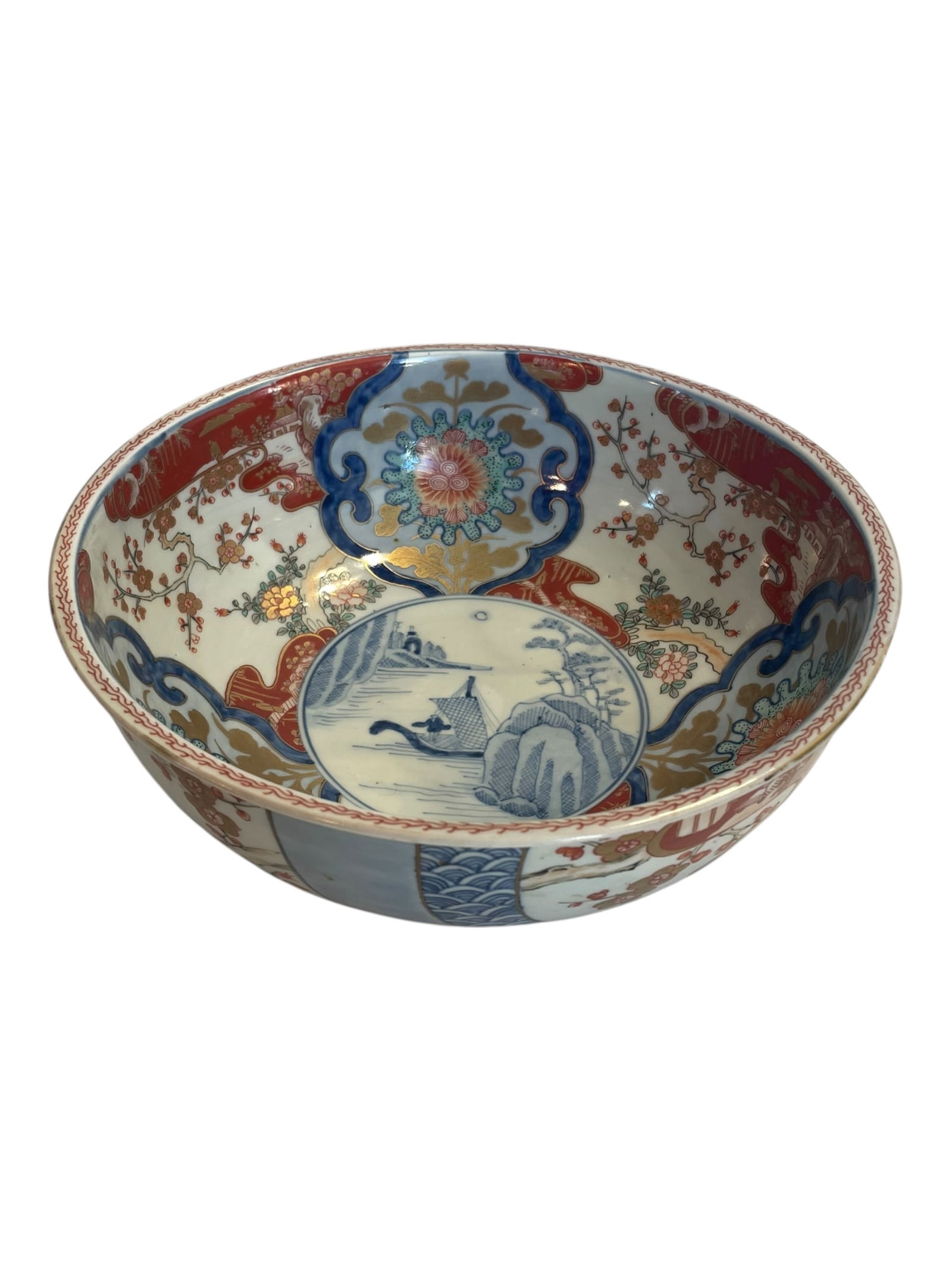 Antique Japanese Imari Ware 10" Bowl (1 of 6)