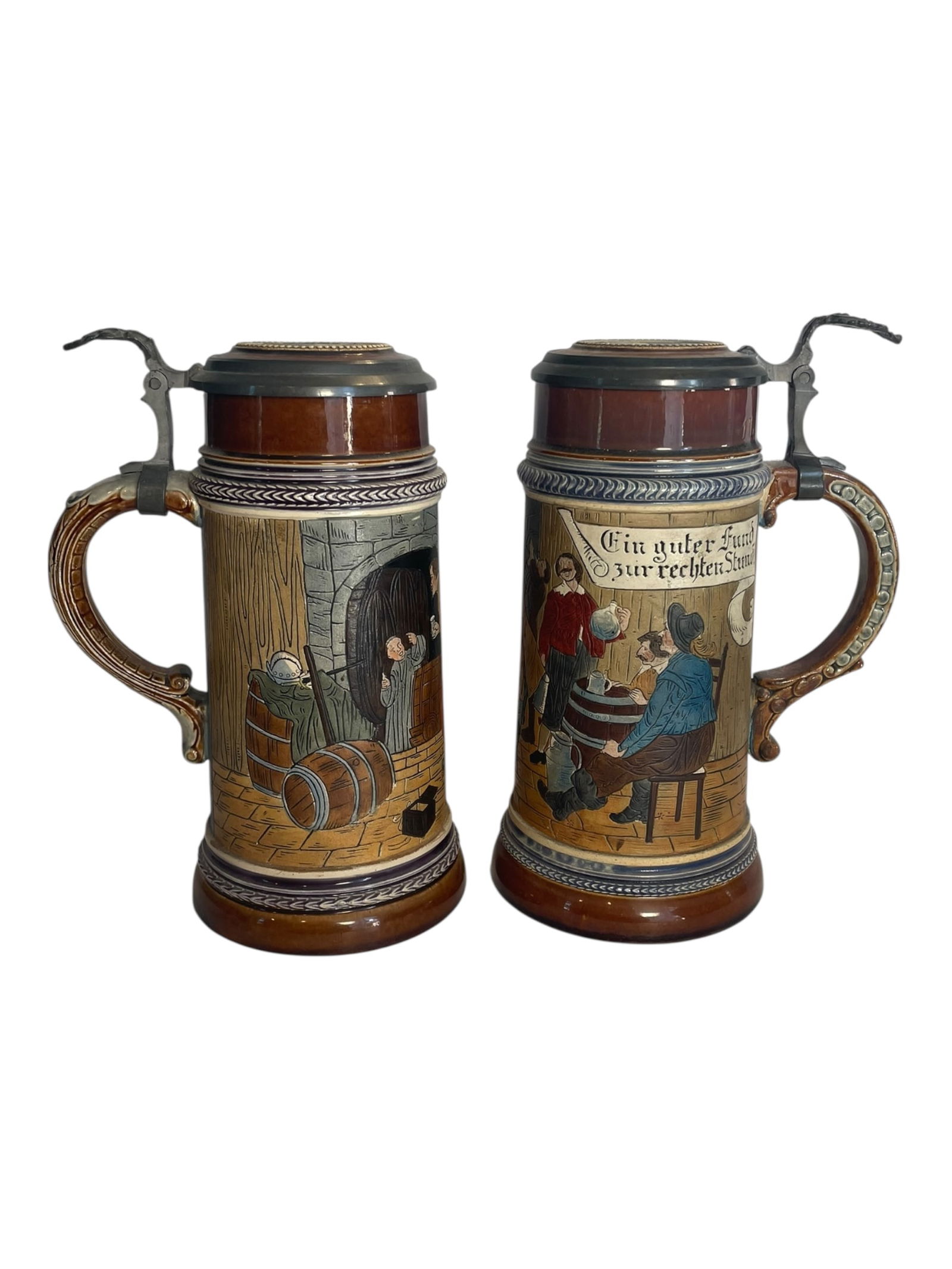 2 German 1-Liter Steins (1 of 9)