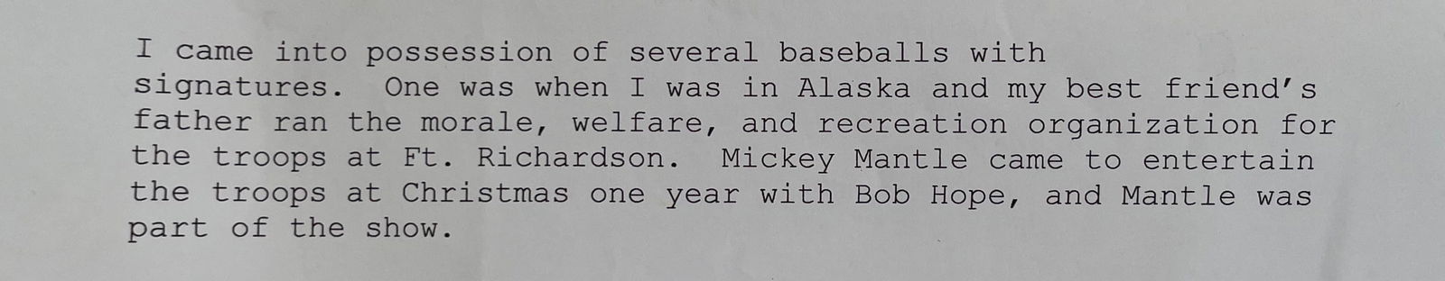 Mickey Mantle Signed Baseball - 5