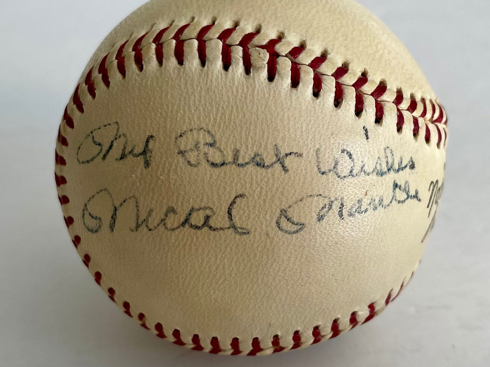 Mickey Mantle Signed Baseball - 6