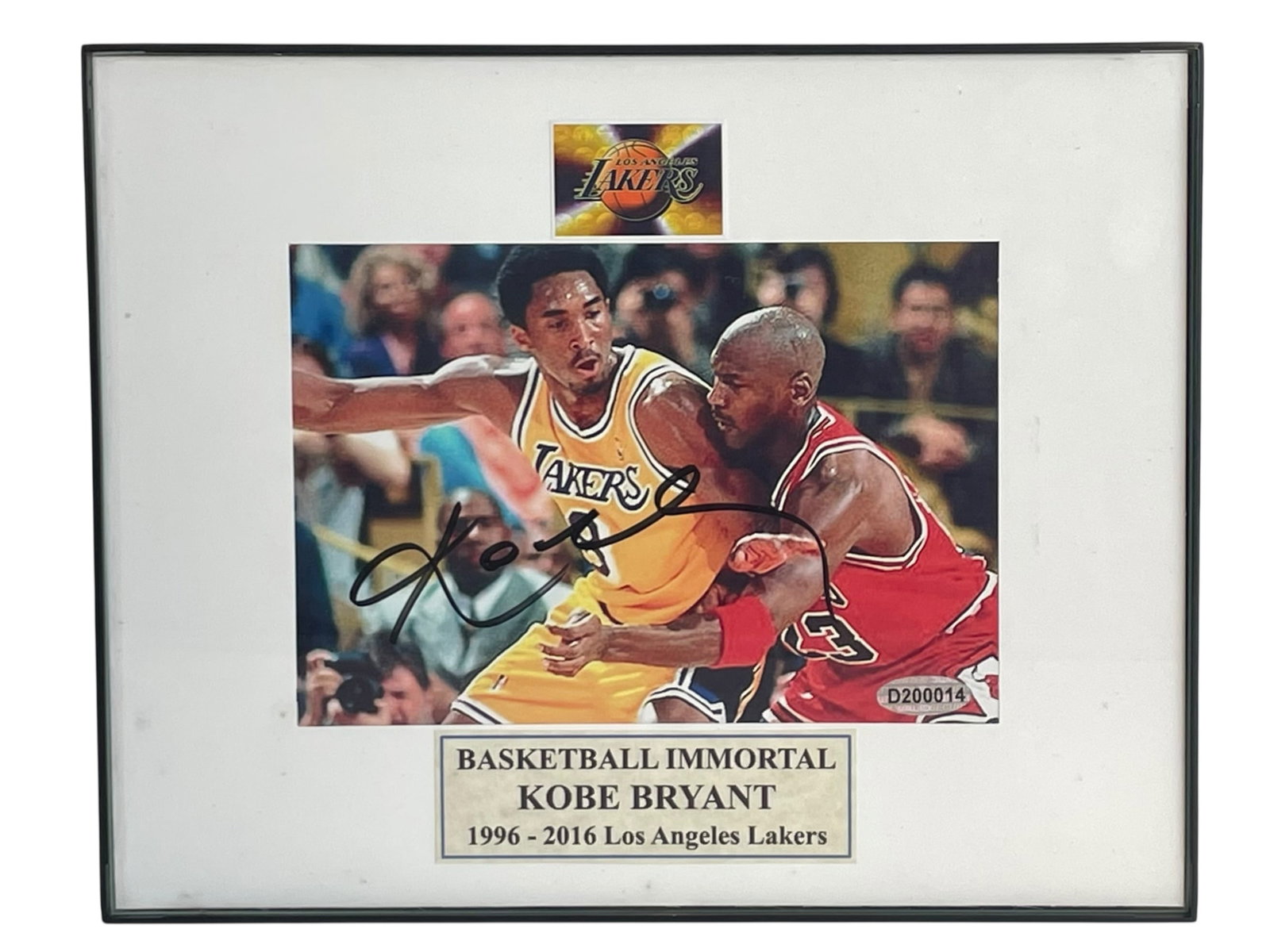 Kobe Bryant Signed Photo in 8x10 Frame (1 of 3)