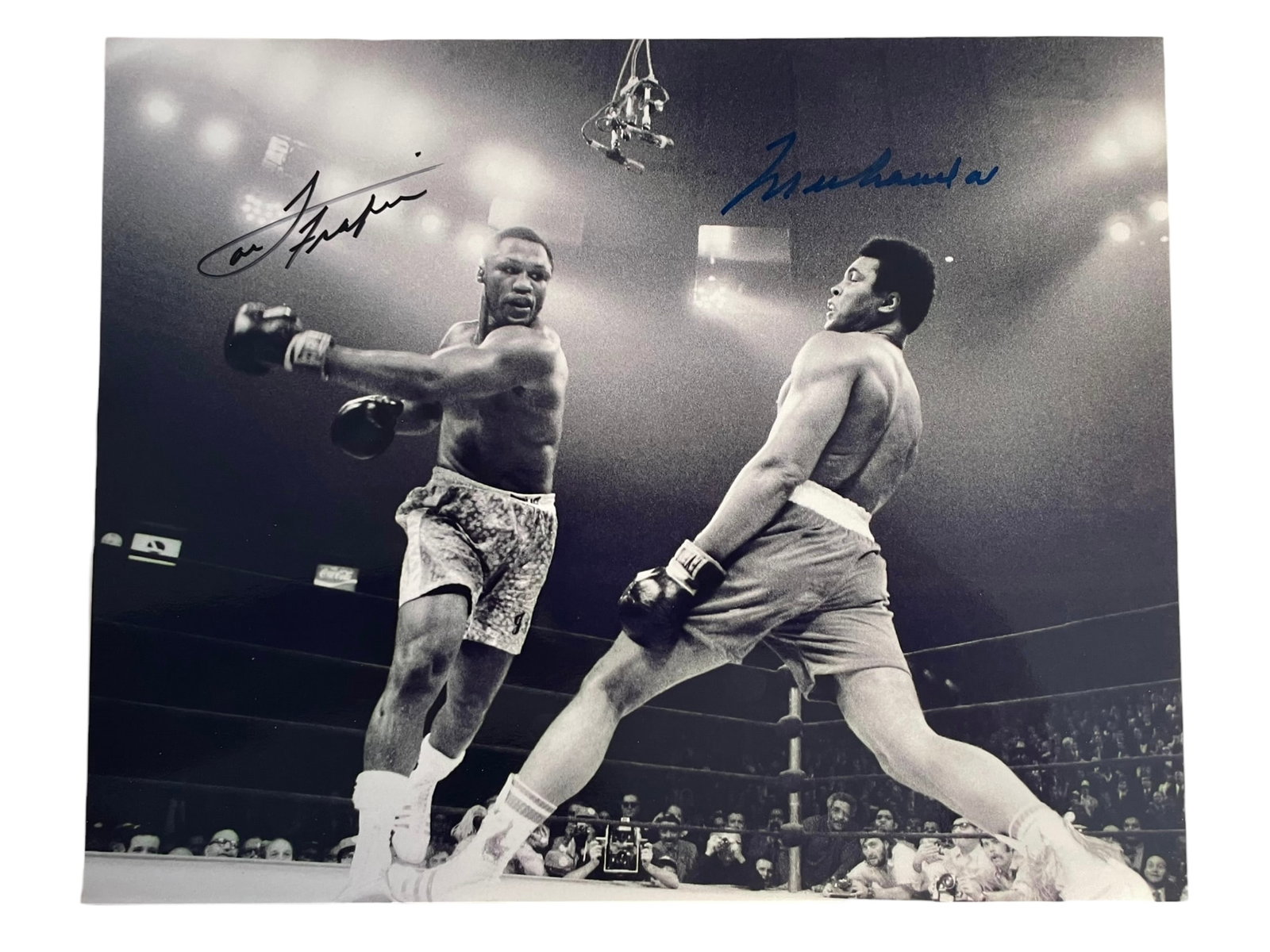 Joe Frazier and Muhammad Ali Signed 8x10 Photo with COA (1 of 4)