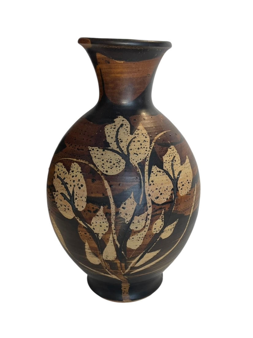 1972 Pacific Stoneware Vase Signed B. Welsh (1 of 4)