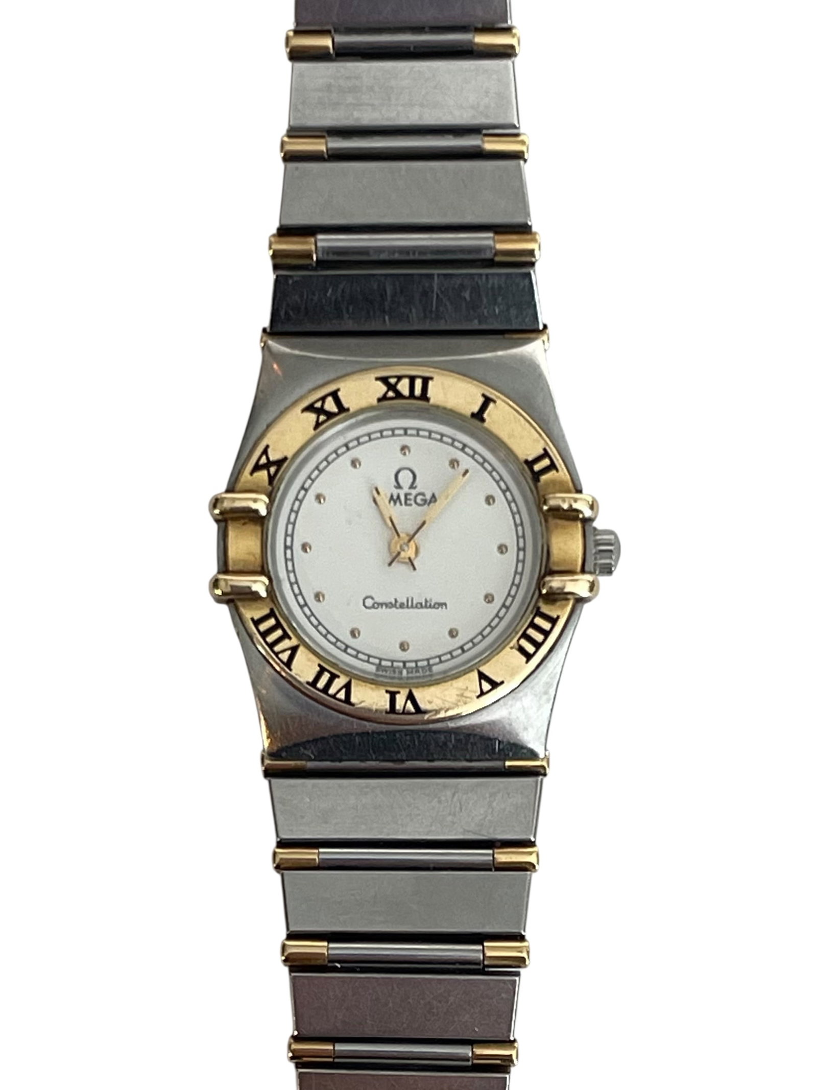 Omega Constellation Two-Tone Watch, Stainless Steel with Solid Gold Bezel (1 of 4)