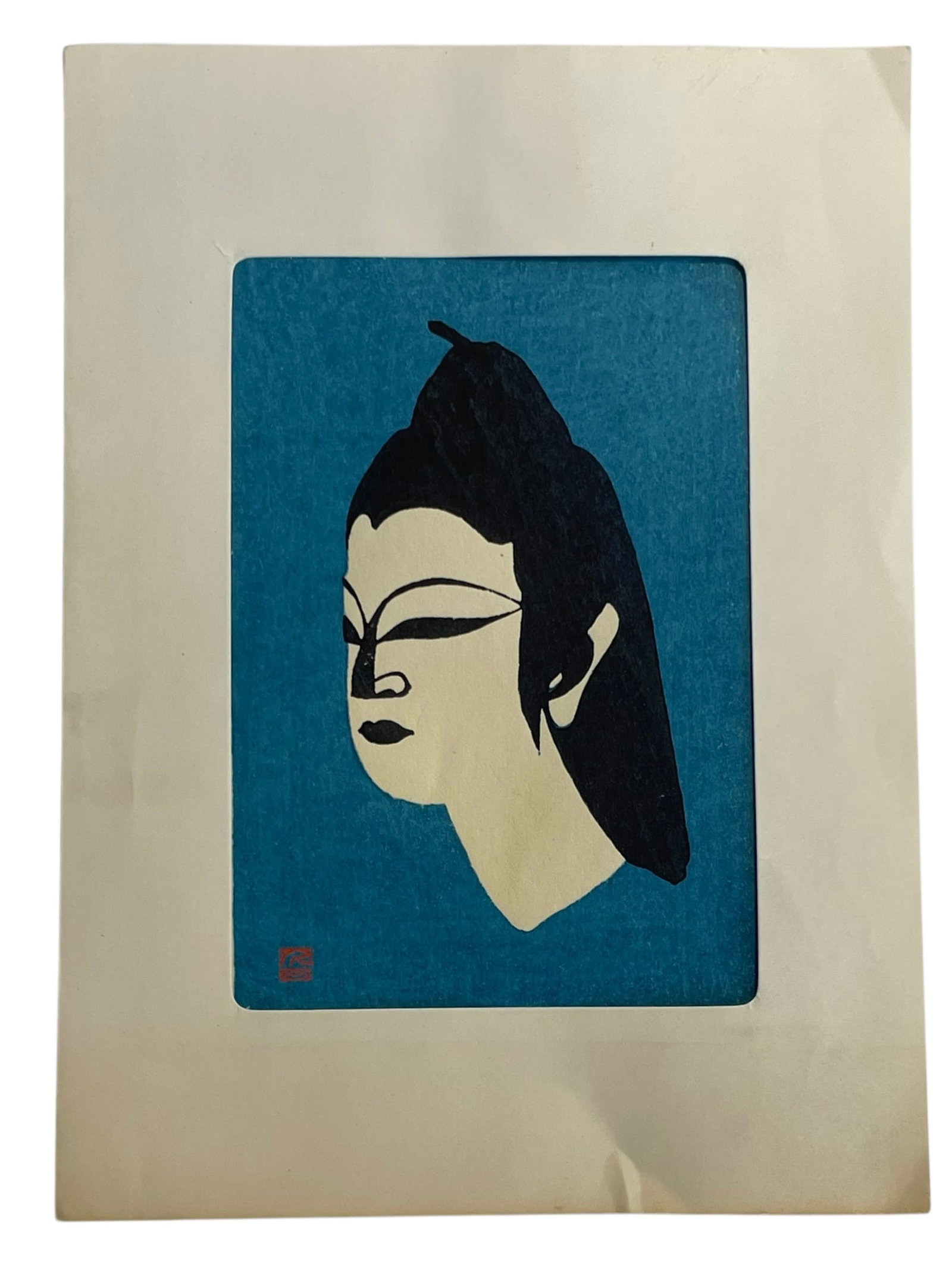 Japanese Wood Block Print by Ini Kumo (1 of 4)