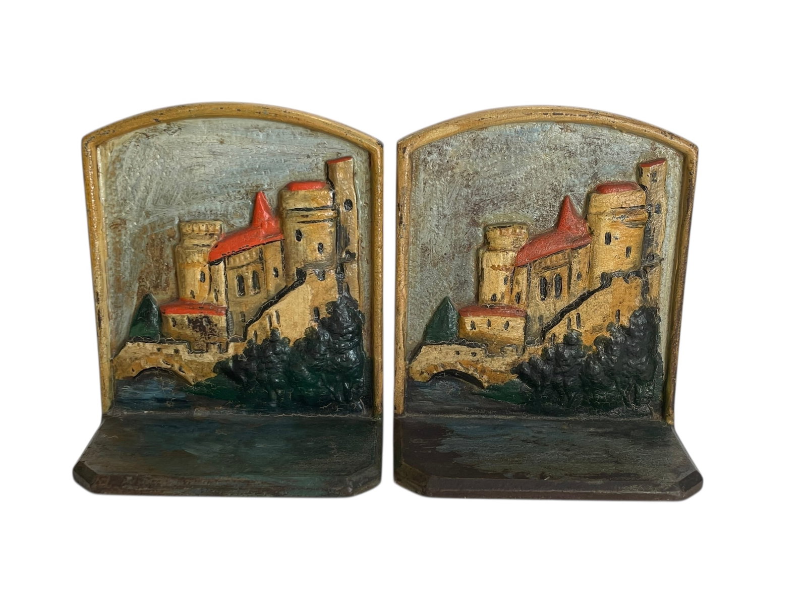 Castle Cast Iron Bookends (1 of 4)