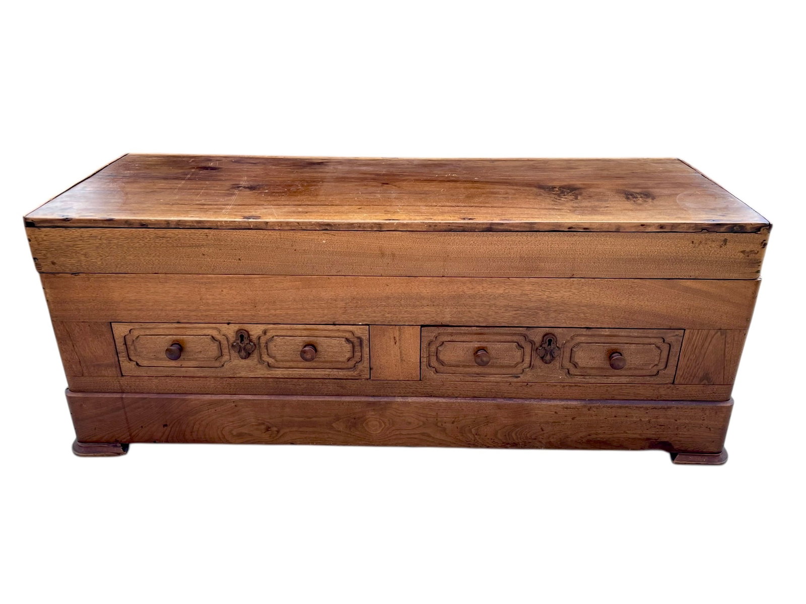 Large Antique Chest with Two Drawers (1 of 10)