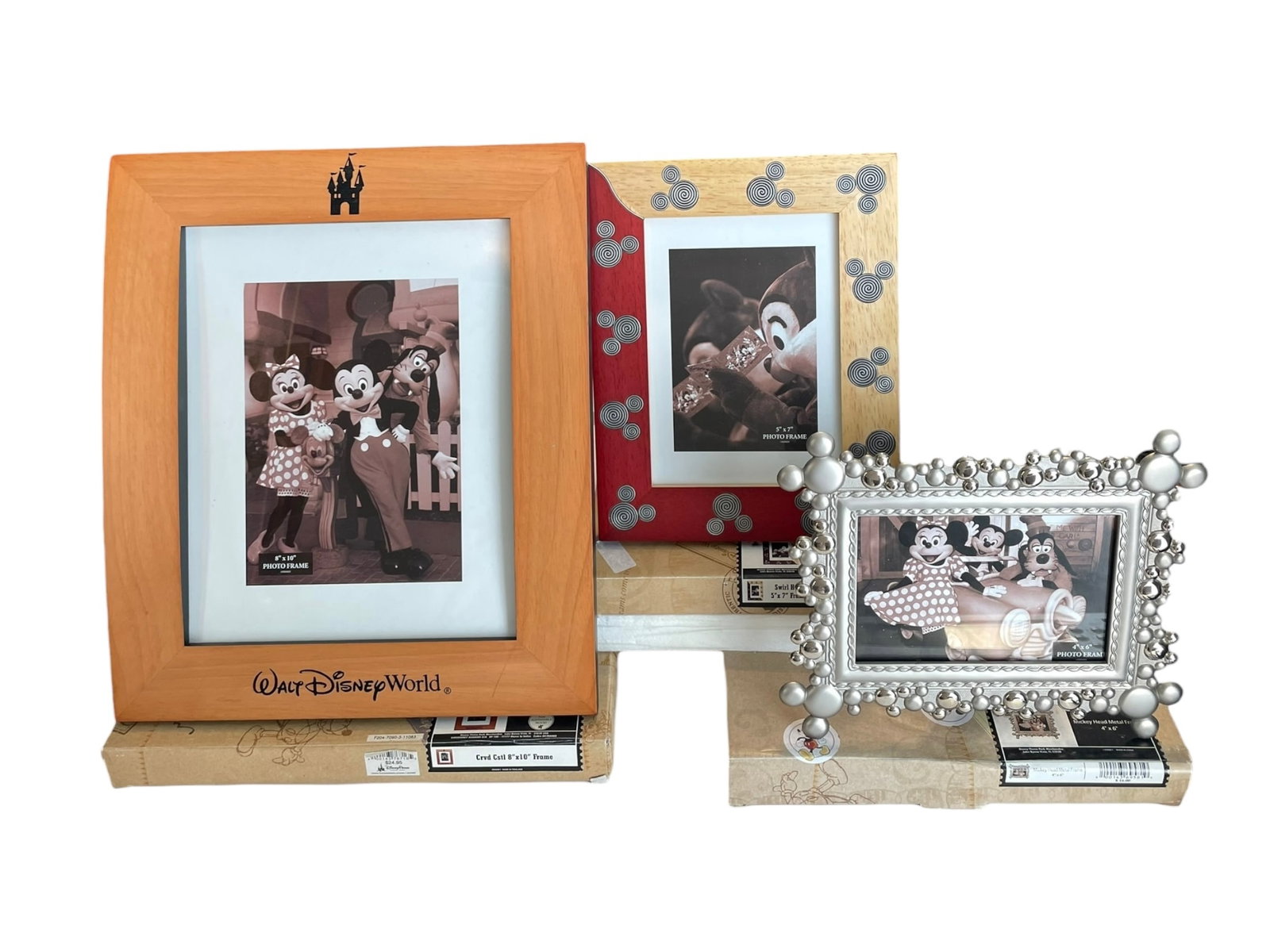3 Disney Theme Park Photo Frames with Boxes (1 of 4)