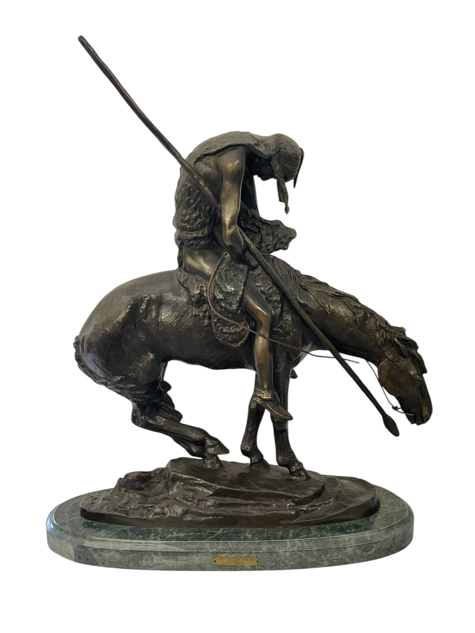 J.E. Fraser "End of the Trail" Bronze Sculpture
