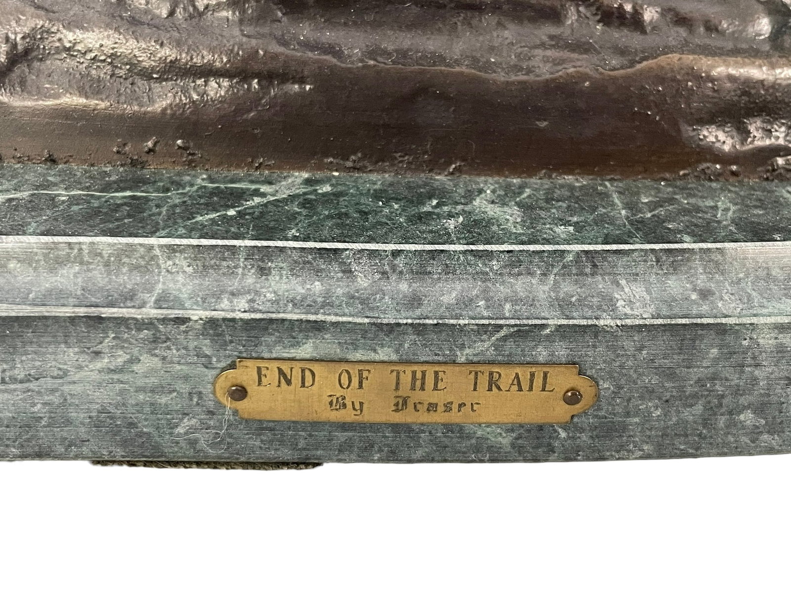 J.E. Fraser "End of the Trail" Bronze Sculpture - 2