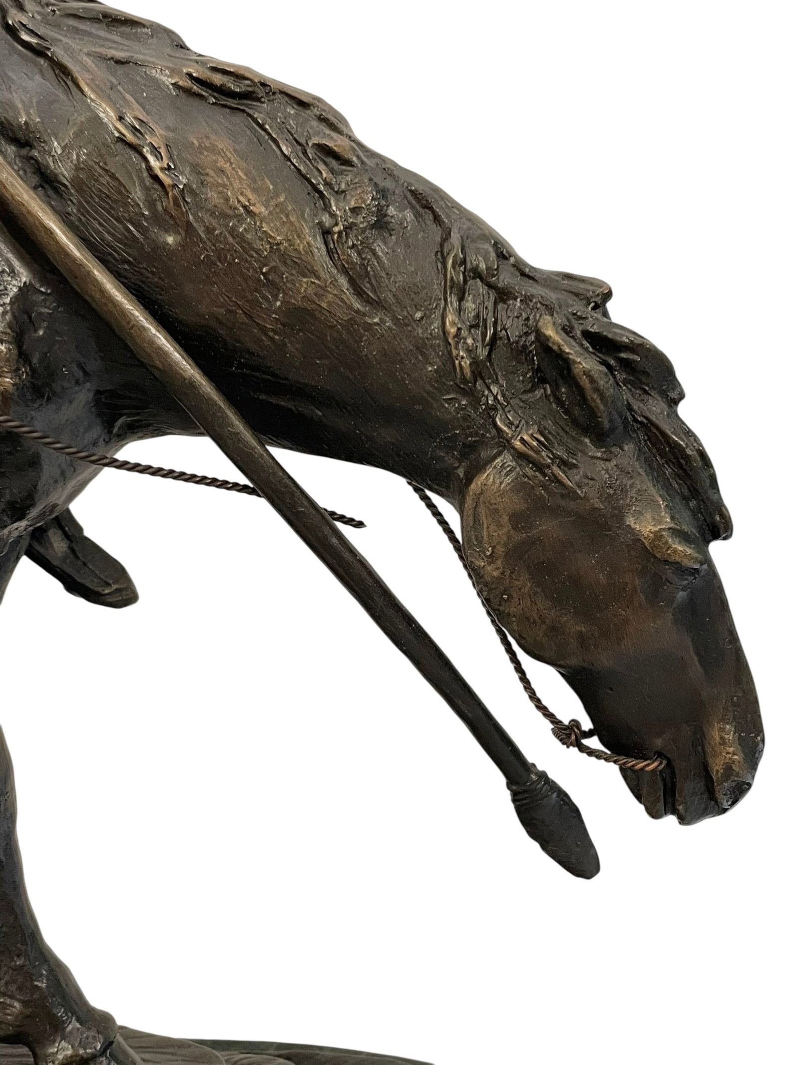 J.E. Fraser "End of the Trail" Bronze Sculpture - 4