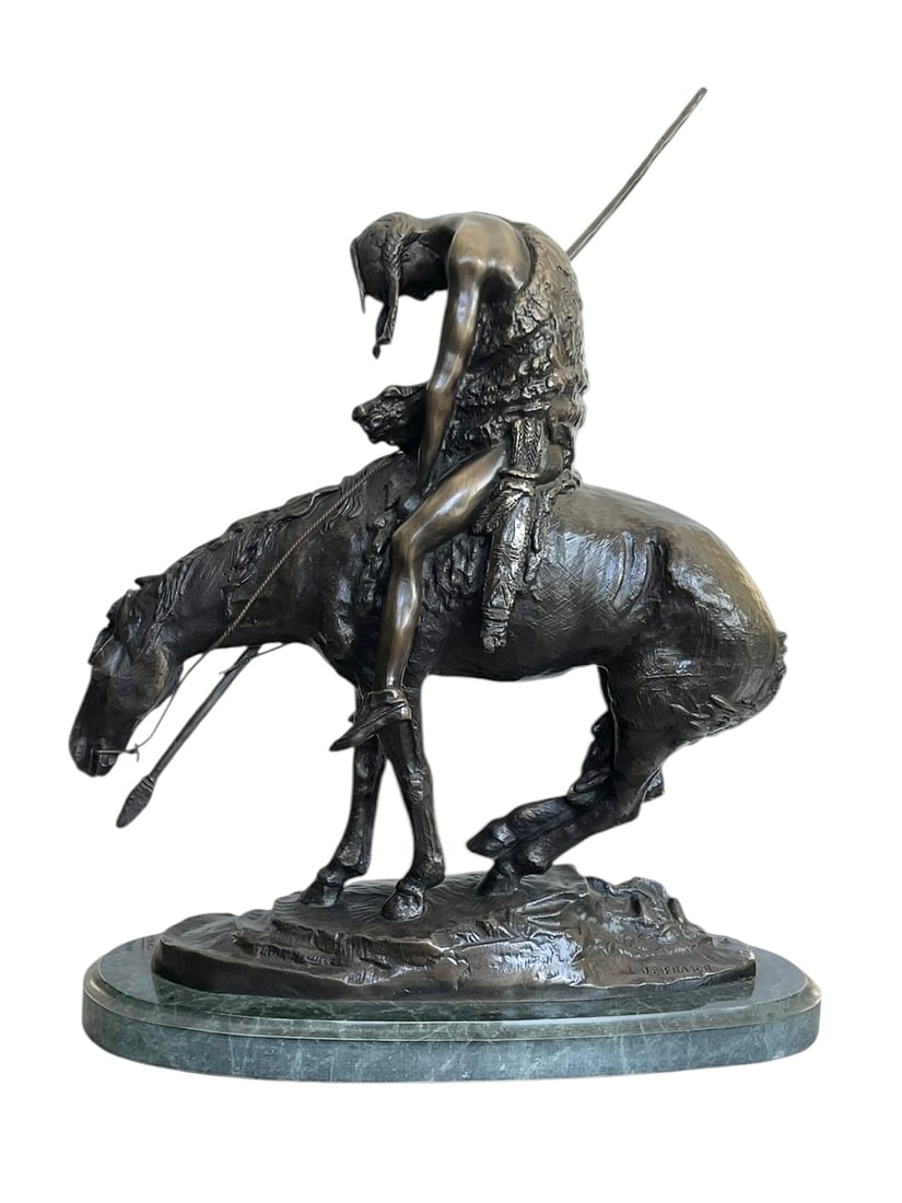 J.E. Fraser "End of the Trail" Bronze Sculpture - 6