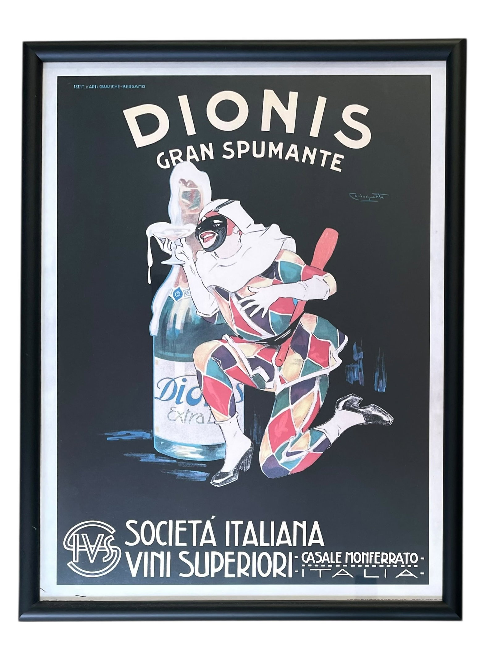 Dionis Gran Spumante Framed Advertisement Poster (1 of 3)