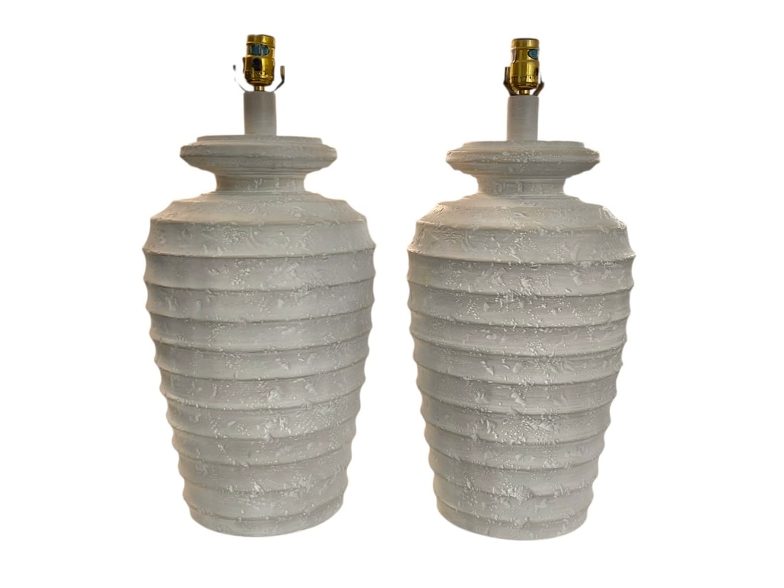 Pair of 1989 S&M Alsy Table Lamps (1 of 5)