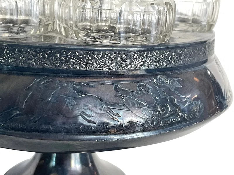 Victorian Silver Plated Condiment Caddy - 3