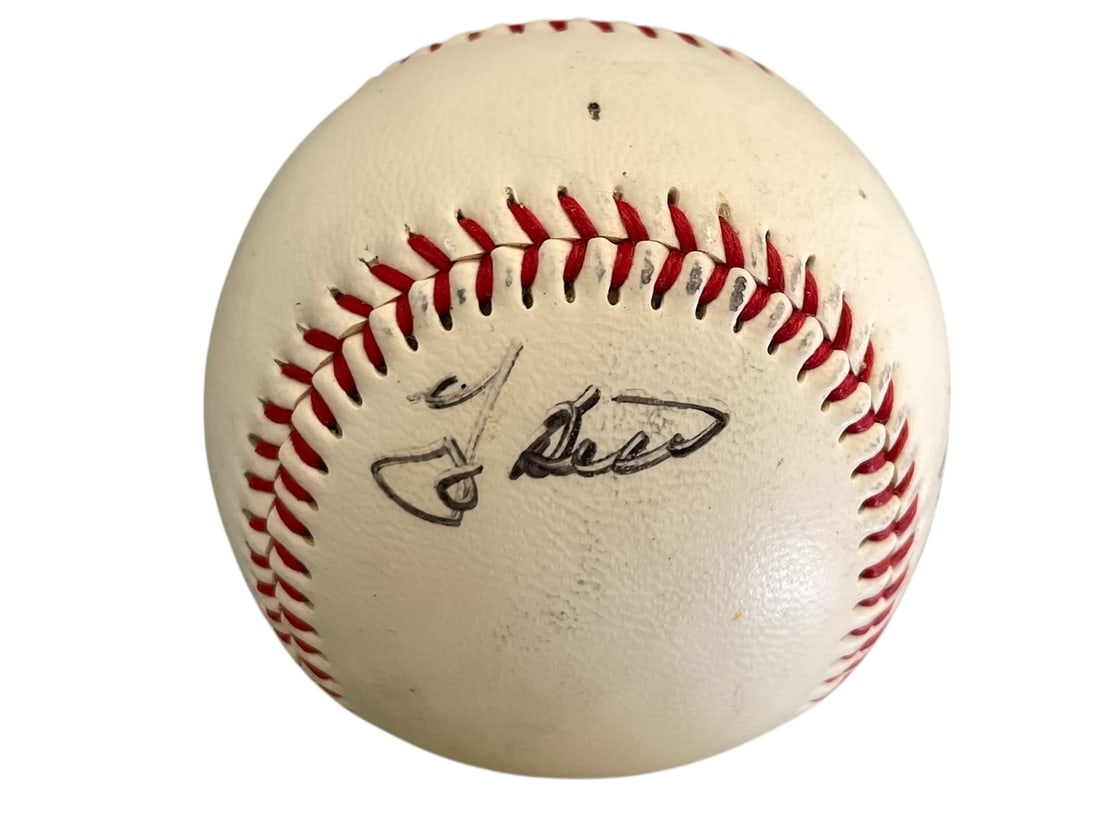 Yogi Berra Signed Commemorative Baseball: Yogi Berra Signed Baseball. Autographed on a Babe Ruth 100th Anniversary Commemorative ball (1995).