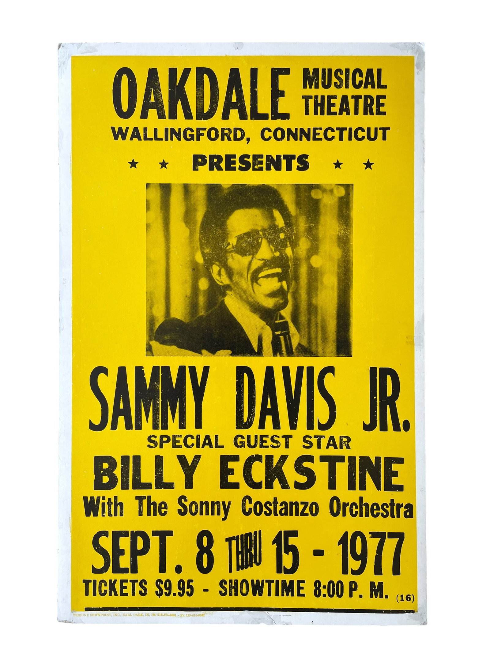 1977 Sammy Davis Jr. Concert Poster (1 of 3)