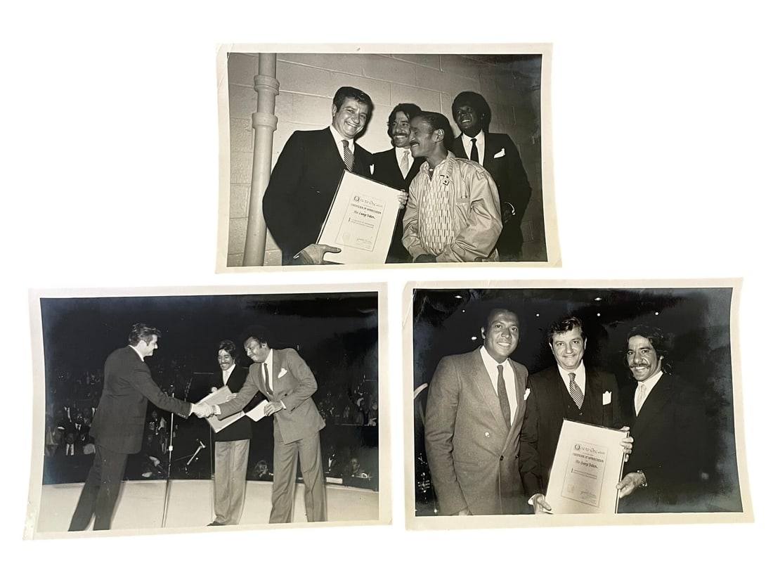 3 Vintage Celebrity Photos: Sammy Davis Jr., Geraldo Rivera, Sidney Portier (1 of 5)
