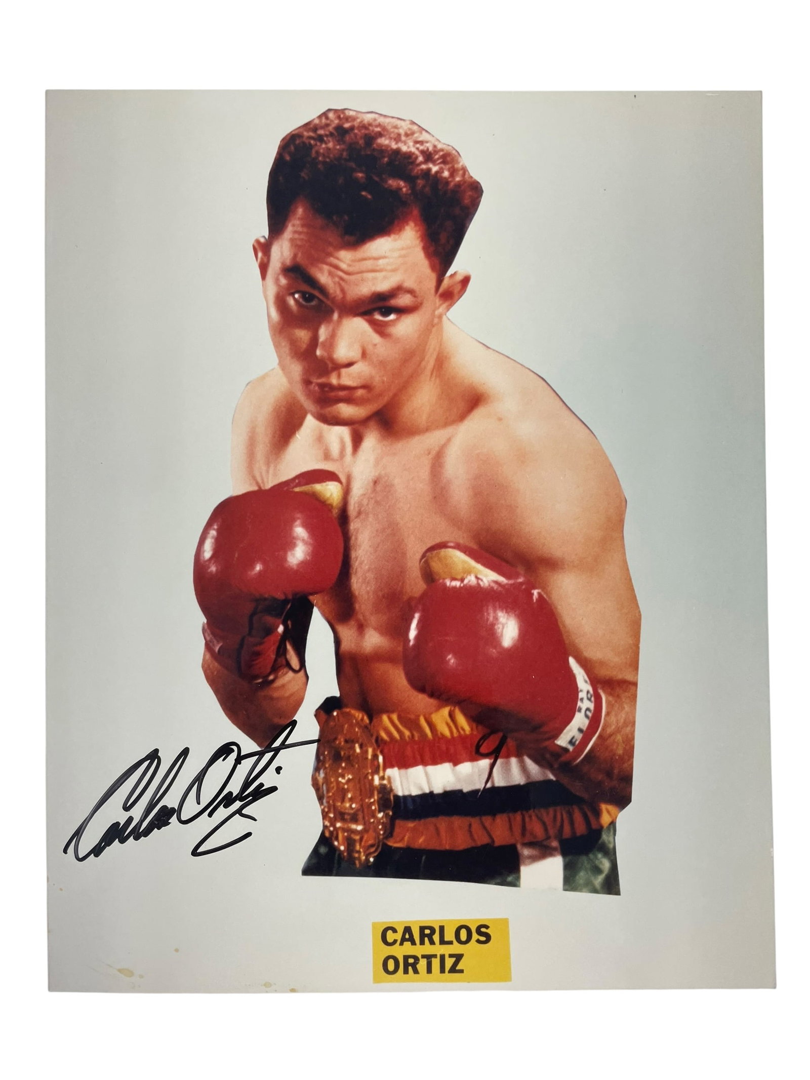 Carlos Ortiz Signed 8x10 Boxing Photo (1 of 2)
