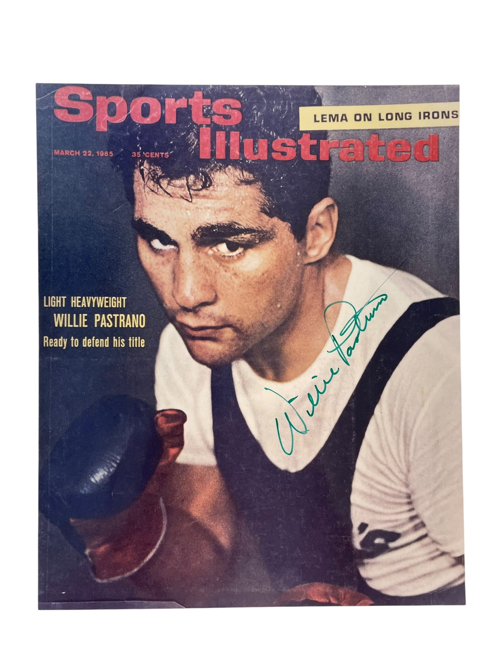 Willie Pastrano Signed 8x10 Boxing Photo (1 of 3)