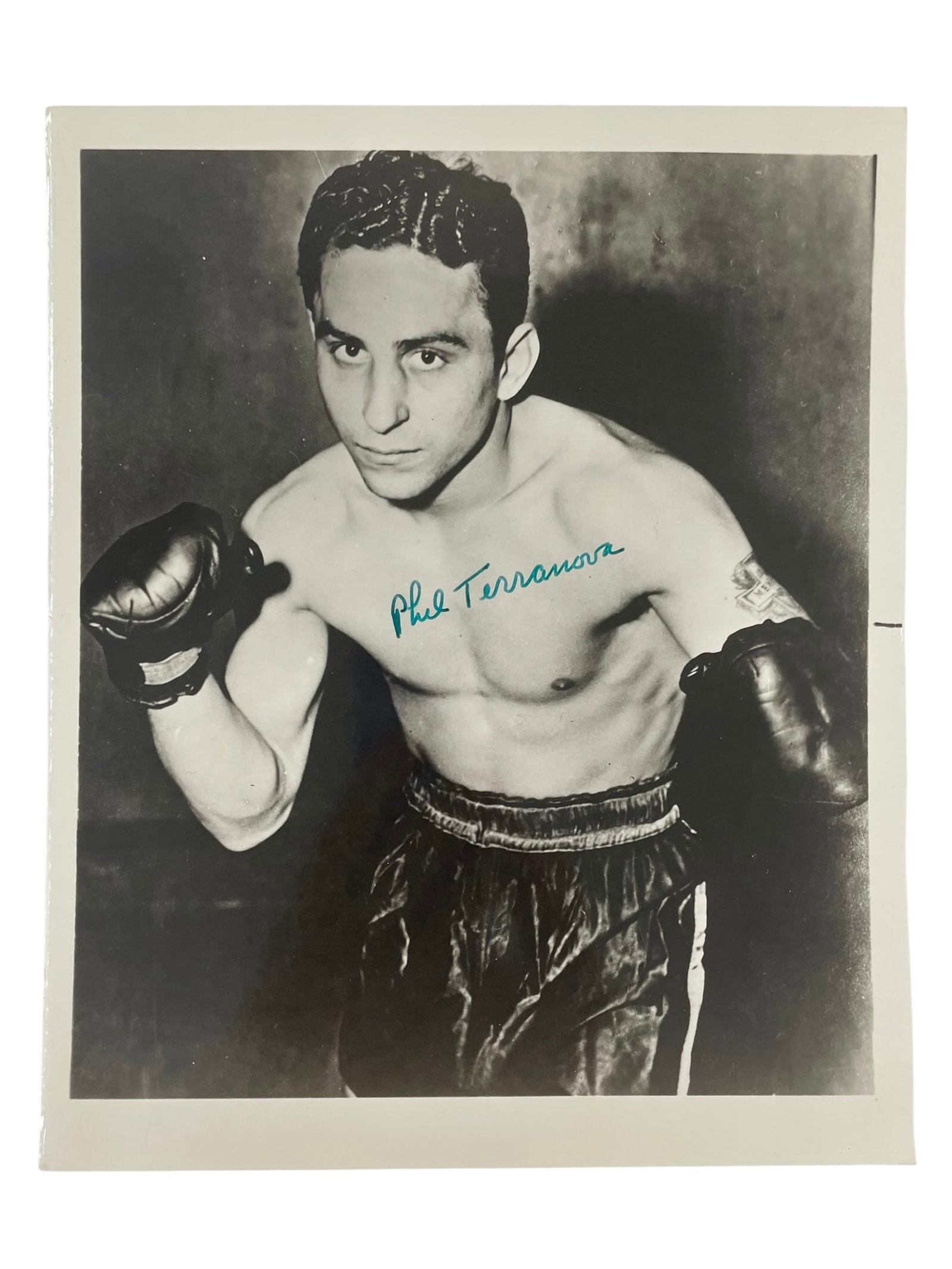 Phil Terranova Signed 8x10 Boxing Photo (1 of 2)
