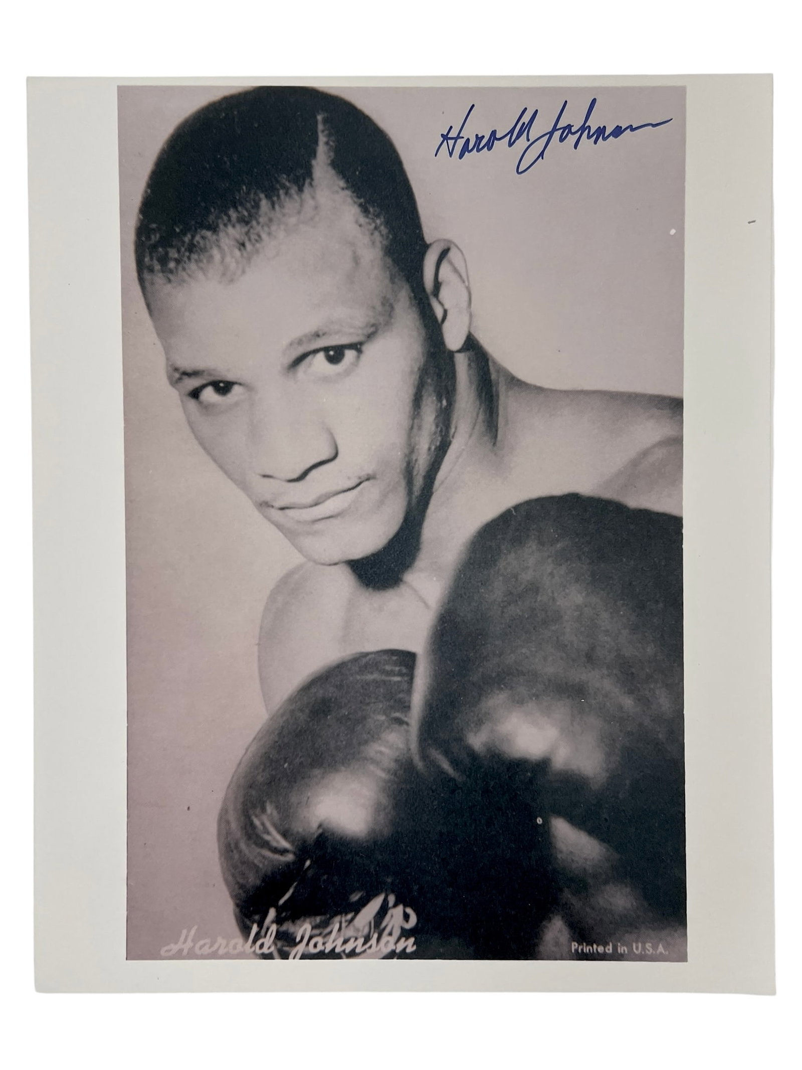 Harold Johnson Signed 8x10 Boxing Photo (1 of 3)