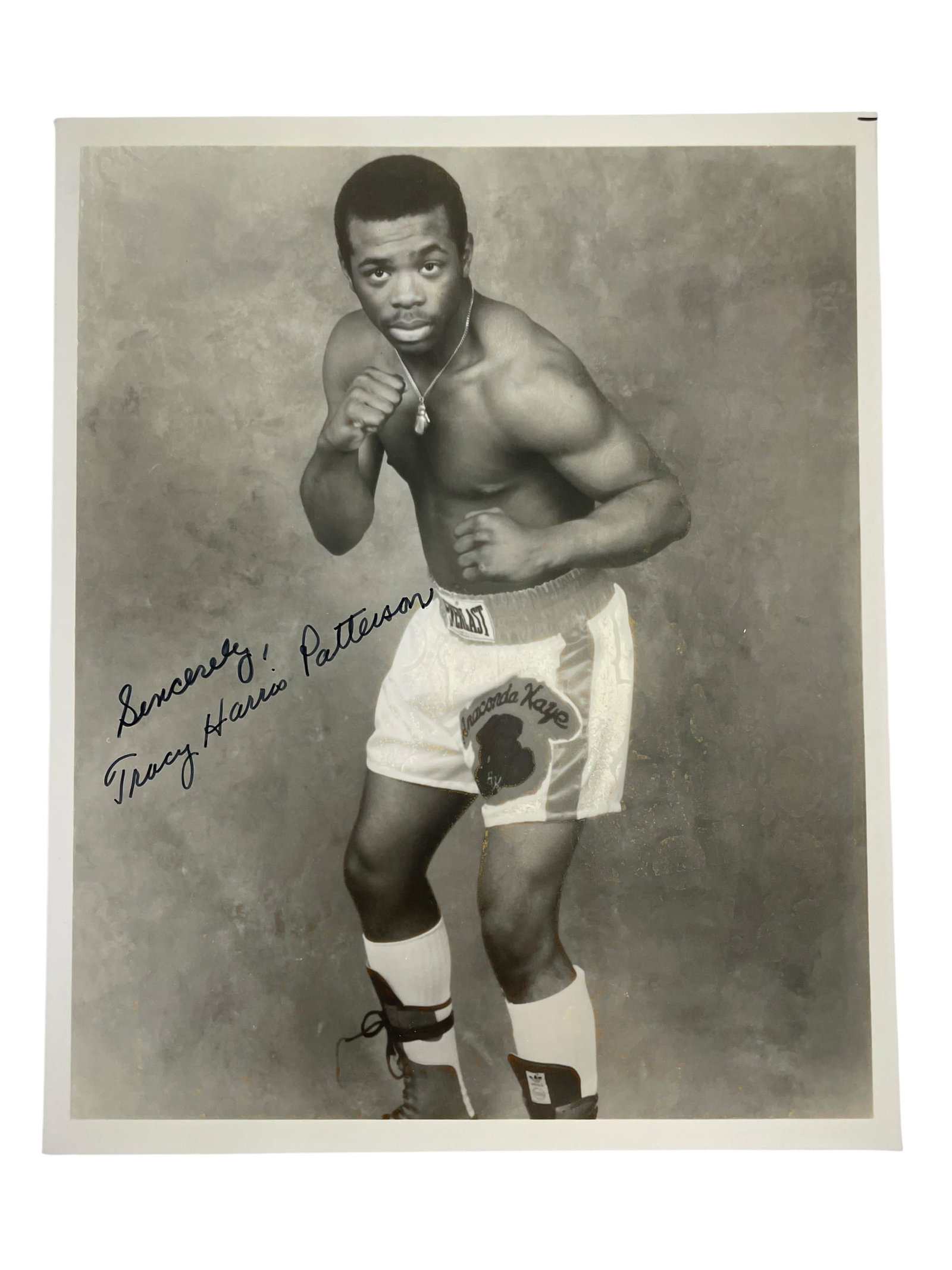 Tracy Harris Patterson Signed 8x10 Boxing Photo (1 of 2)