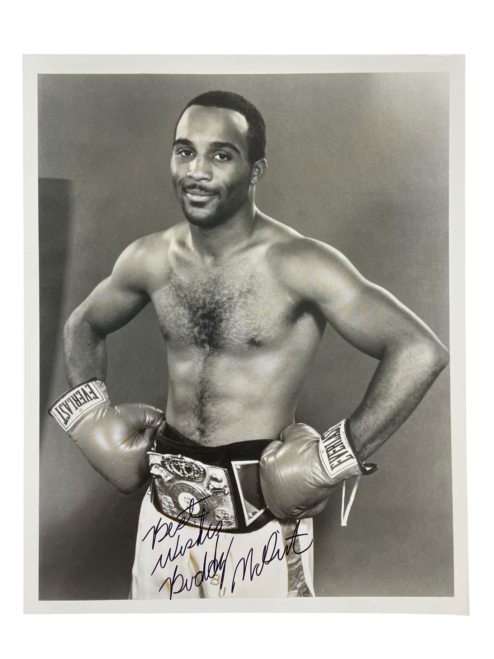 Buddy McGirt Signed 8x10 Boxing Photo (1 of 2)